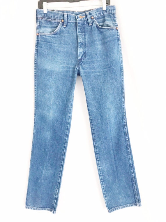 Vintage 80's Wrangler Made in U.S.A. Straight Leg… - image 5