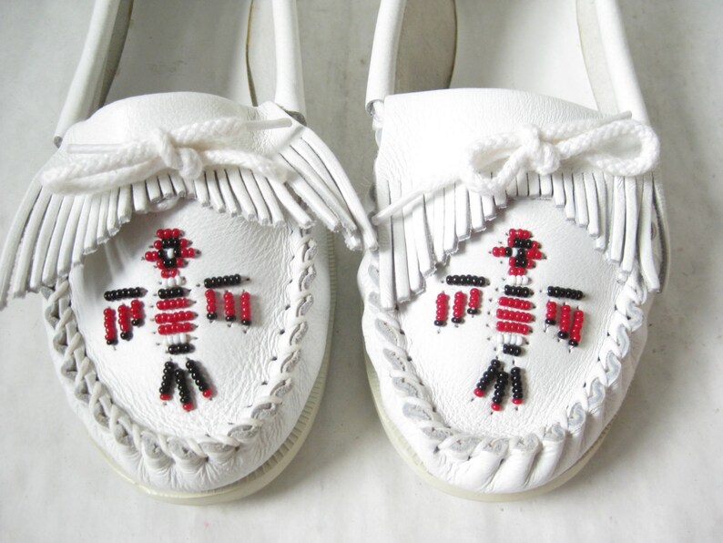 vintage leather moccasins