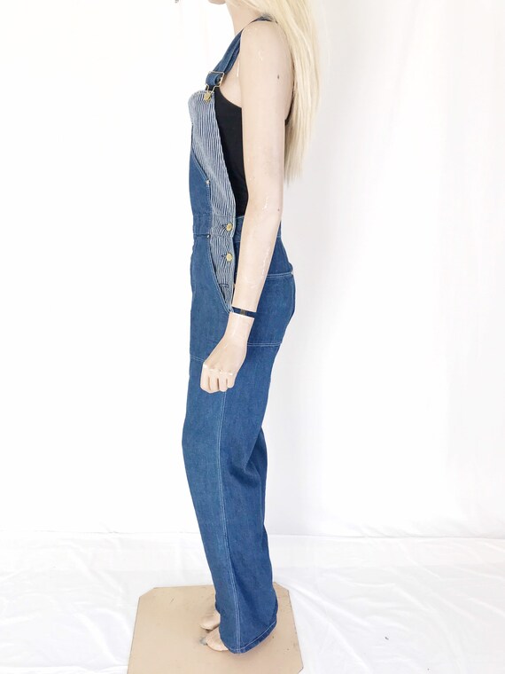 Vintage 70’s Flared Denim Overalls. Women’s Small - image 7
