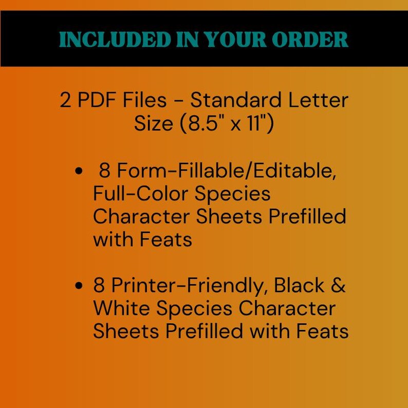 Dungeons & Dragons Character Sheets - Amphibian Expansion Pack - Form ...