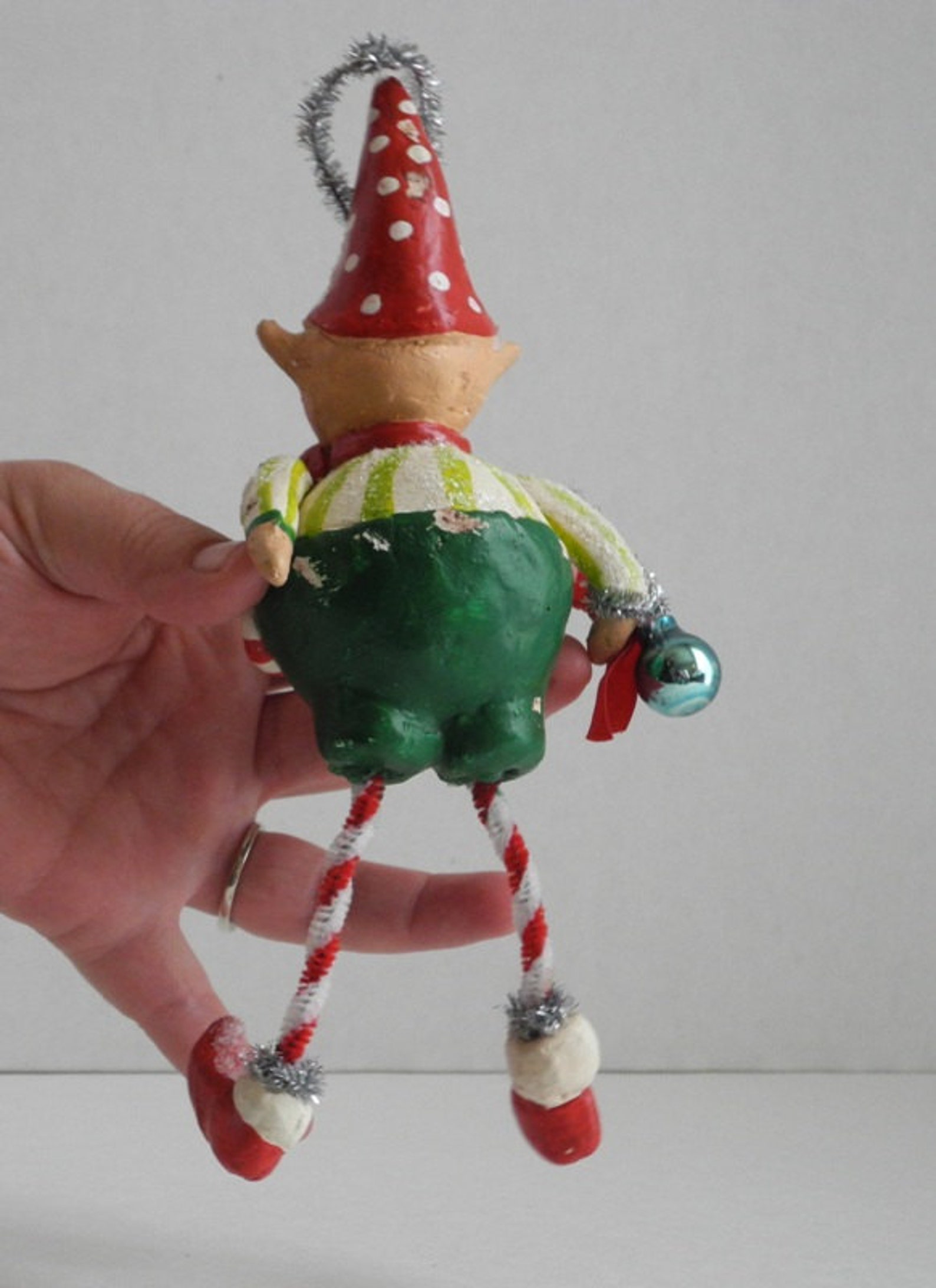 Paper Mache Christmas Ornaments 