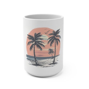 Palm and Ocean Mug 15oz