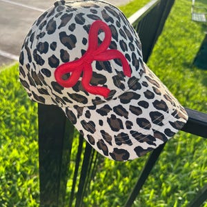 Pink Leopard Baseball Cap - Etsy display picture 2