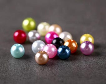 Imitation Pearl Beads: Acrylic Round Spacer Beads for DIY Jewelry