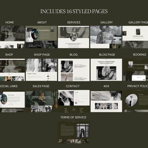 Squarespace 7.1 Template: Wedding Photographer and Luxury Event Planning Website image 9