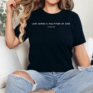 Jesus Loves You TShirts, Christian Ladies Tee, Christian women t-shirt, Religious Shirt, Bible Quotes, Bible Verse Shirt, Christian Tee