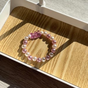 gummy bear beaded bracelet cute