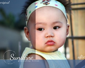 SUNSHINE Photoshop Action / Email delivery