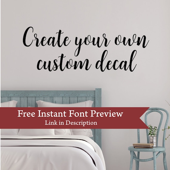 Custom Photo Wall Decal - Use Your Own Photo