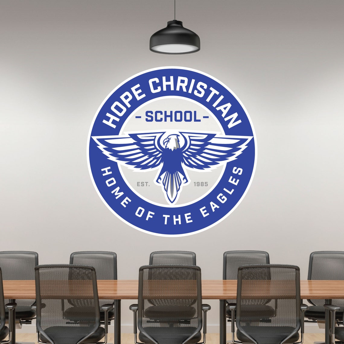 Full Color Custom Logo Printed Wall Decal Large Format Etsy