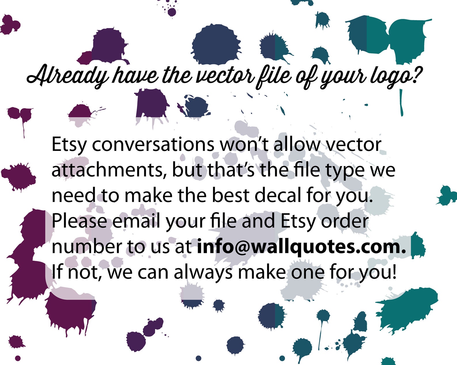 Custom Printed Wall Decals Murals and Wall Paper Etsy