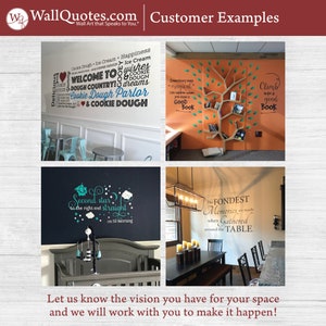 Personalized Quote Wall Decal: Custom Vinyl Wall Art For Any Room image 10