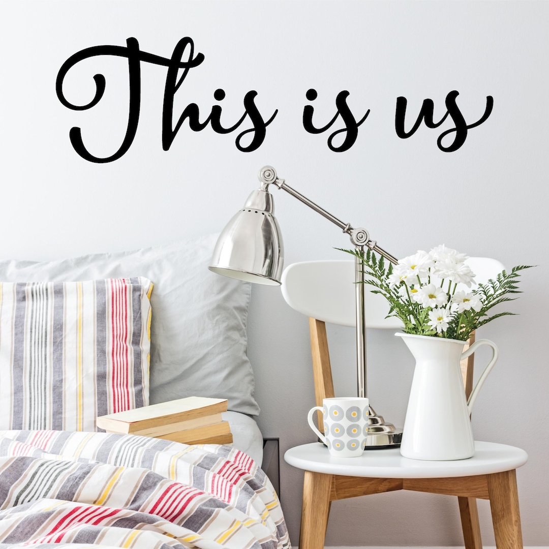 This is Us Wall Decal: Family Home Decor, Love Quote Vinyl Art - Etsy