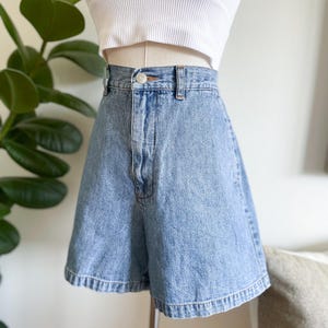 Vintage 90s Butter Mom Limited Jeans High Waisted Denim Shorts Size Medium Longline Jorts Mom Shorts