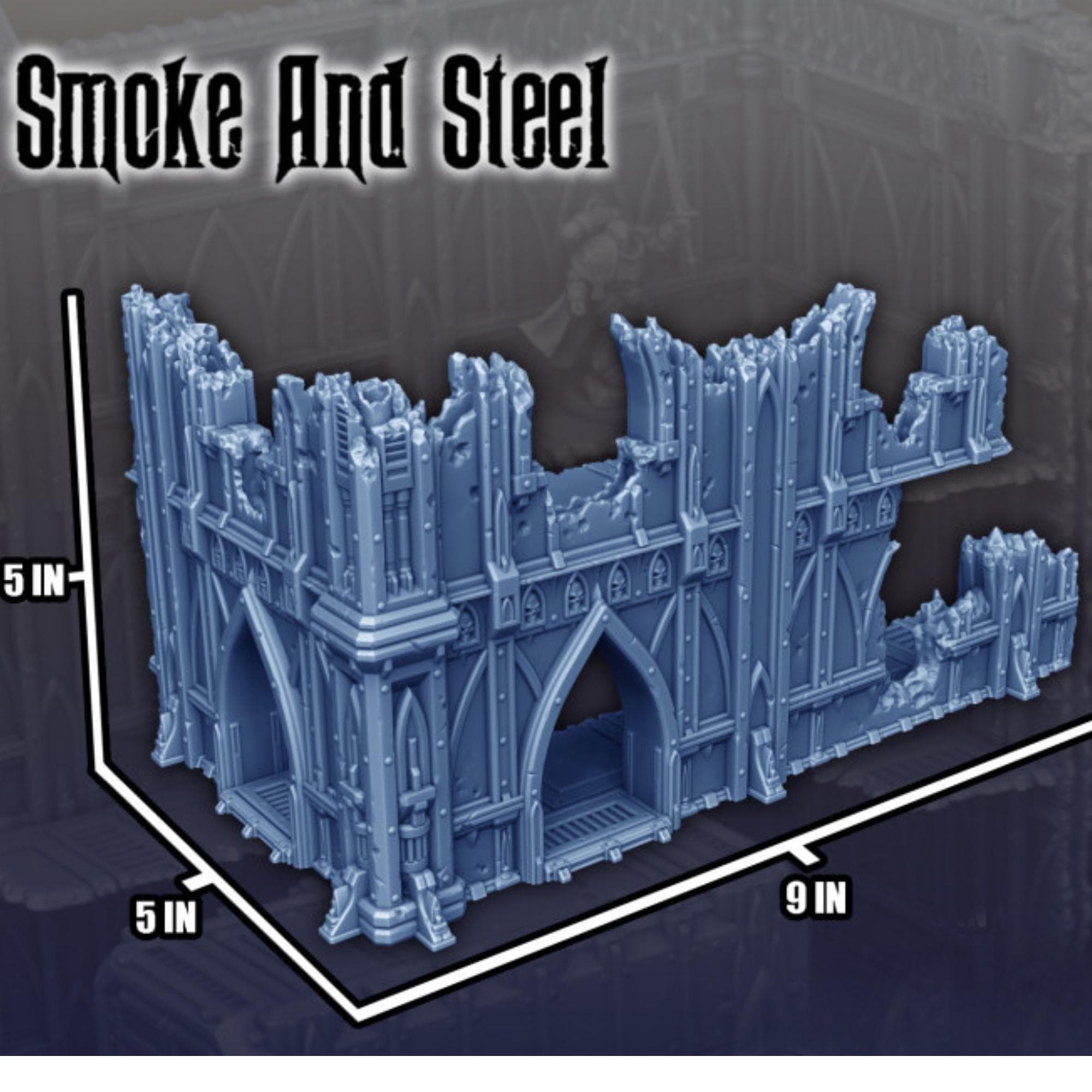 10th Edition 40k Tournament Terrain Set, 3dprinted Wargame Terrain