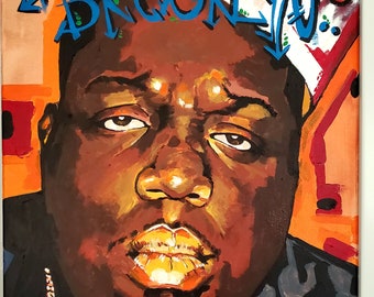 Notorious BIG Biggie Smalls painting
