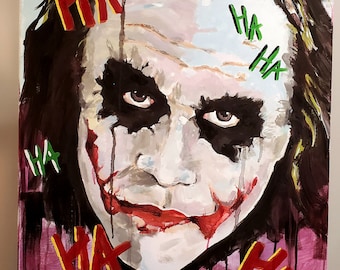 The Joker - A4 Original Art Print - Four Jokers Cesar Romero Jack