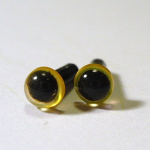 4mm YELLOW colour doll Eyes- 10pairs (20pcs)