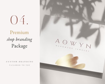 Store branding, full brand package, shop branding, branding package, logo design, cover photo, business card design, thank you card, icon