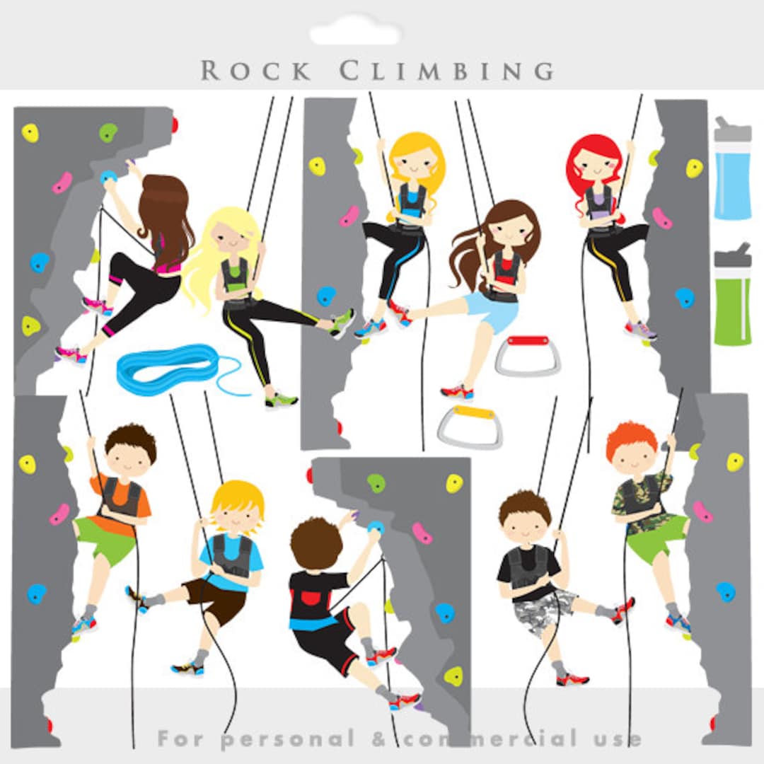 Rock Climbing Clipart Rock Climbing Clip Art, Sport, Health, Fitness
