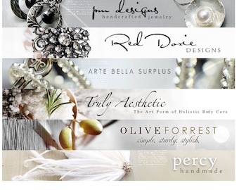 Package design Etsy banner avatar