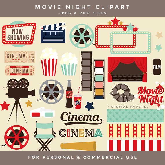 movie filming clipart