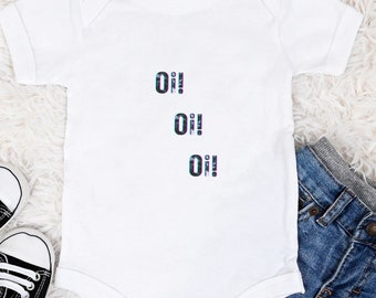 Oi! Oi! Oi! Punk Rock Onesie ~ Cool Punk Baby Onesie for Boy or Girl ~ Baby Shower Gift ~ Summer Onesie ~ Punk Rock Onesie