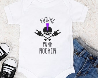 Future Punk Rocker ~ Funny Onesie ~ Cute Baby Onesie for Boy or Girl ~ Baby Shower Gift ~ Punk Rock Lover Gift Onesie ~ Cool Baby Onesie