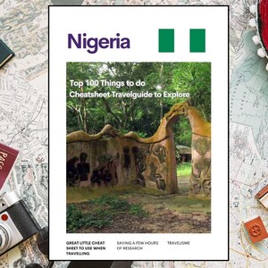Guía de viaje de Nigeria (PDF): Guía de las 100 mejores actividades / Planificador digital de viajes culturales y naturales de África Occidental
