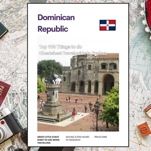 Guía de viaje de República Dominicana (PDF): Guía de las 100 mejores actividades / Planificador digital de viajes al Caribe