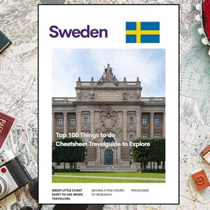 Schweden Travel Guide PDF – 100 Top Things to Do Spickzettel | Digitaler Skandinavien Natur & Kultur Reiseplaner