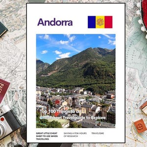 Andorra Travel Guide PDF – 100 Top Dinge zu tun Spickzettel | Digitaler Berg Reiseplaner