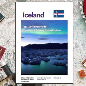 Guía de viaje a Islandia (PDF): Guía práctica de las 100 mejores actividades / Planificador digital de viajes de aventura nórdica