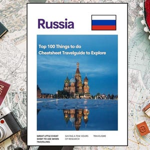 Guía de viaje de Rusia (PDF): Guía de las 100 mejores actividades / Planificador digital de viajes culturales y naturales de Eurasia