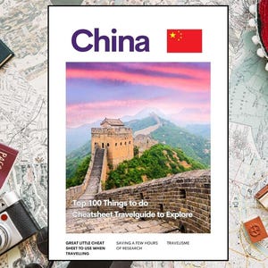 China Travel Guide PDF – 100 Top Things to Do Spickzettel | Digitaler Asien Reiseplaner Download