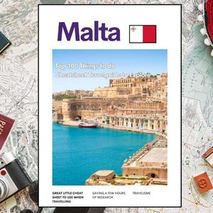 Guía de viaje de Malta (PDF): Guía práctica de las 100 mejores actividades / Planificador digital de viajes por las islas del Mediterráneo
