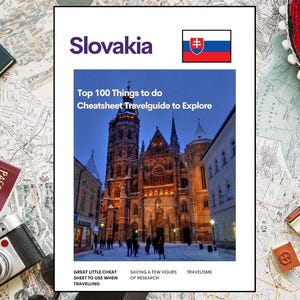 Guía de viaje de Eslovaquia (PDF): Guía de las 100 mejores actividades / Planificador digital de viajes por la naturaleza y el patrimonio de Europa del Este