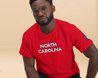 North Carolina Flag T-Shirt: State Pride Cotton Tee