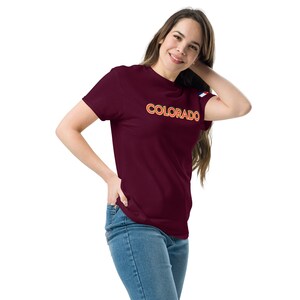 Colorado Flag t shirt | Colorado Flag shirt | Colorado flag top | Colorado flag tshirts | State of Colorado t shirt | unisex Colorado tshirt