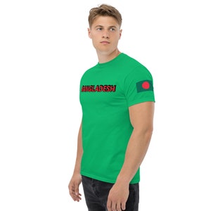Bangladesh classic tee with flag patch
