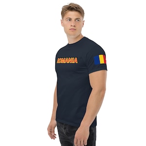 Romania classic tee with flag patch