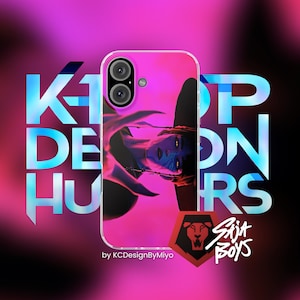 Kpop Demon Hunters Huntr/X Phone Case, Saja Boys Gift, Rumi Mira Zoey Fan Merch, Aesthetic Kpop Accessory, Juni
