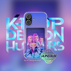 Kpop Demon Hunters Huntr/X Phone Case, Saja Boys Gift, Rumi Mira Zoey Fan Merch, Aesthetic Kpop Accessory, Juni
