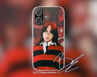 Billie Eilish Phone Case, Billie Cover Album Aesthetic Phone Case, Billie Eilish Merch, Aesthetic Phone Case, Billie Eilish, Bad Guy, Gift