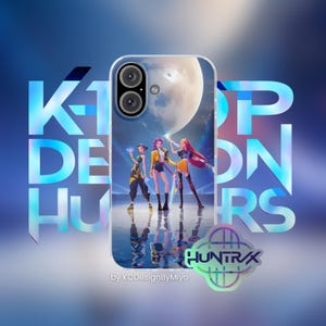 Kpop Demon Hunters Huntr/X Phone Case, Saja Boys Gift, Rumi Mira Zoey Fan Merch, Aesthetic Kpop Accessory, Juni