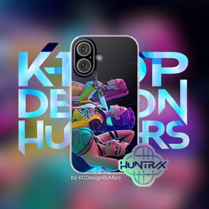 Kpop Demon Hunters Huntr/X Phone Case, Saja Boys Gift, Rumi Mira Zoey Fan Merch, Aesthetic Kpop Accessory, Juni