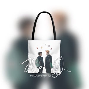 Heartstopper Tote Bag, Kit Connor & Joe Locke Merch, Heartstopper, Aesthetic Canvas Bag, Trendy Fan Accessory, Tote Bag