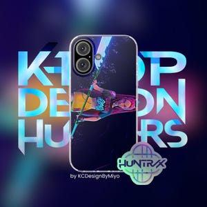 Kpop Demon Hunters Huntr/X Phone Case, Saja Boys Gift, Rumi Mira Zoey Fan Merch, Aesthetic Kpop Accessory, Juni