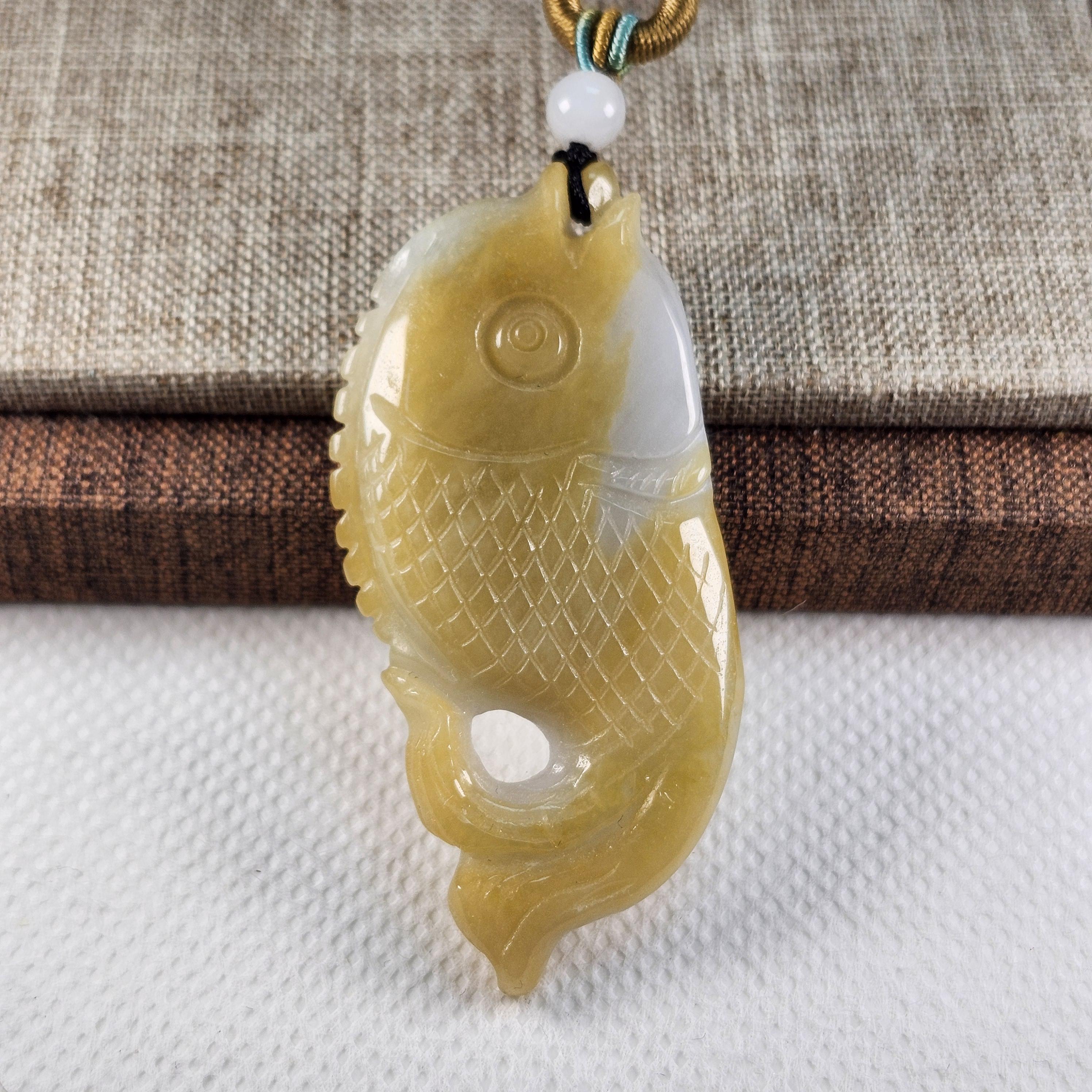 翡翠 魚彫刻 ペンダント 0_6712a9a4bceb5d000d87d8f8a7ba