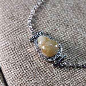 Prachtige jade kalebas onbehandelde jade armband van natuurlijke jade
